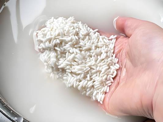 糯米浸泡过程
